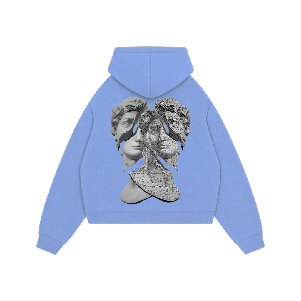 Bby Blue Shattered Identity Zip Up