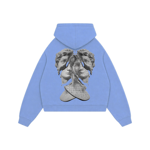 Bby Blue Shattered Identity Zip Up