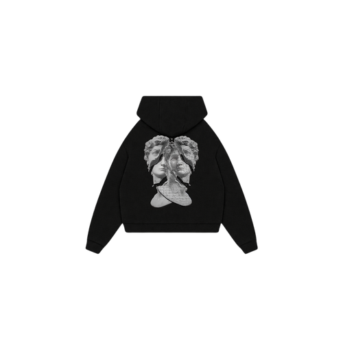 Black Shattered Identity Zip Up