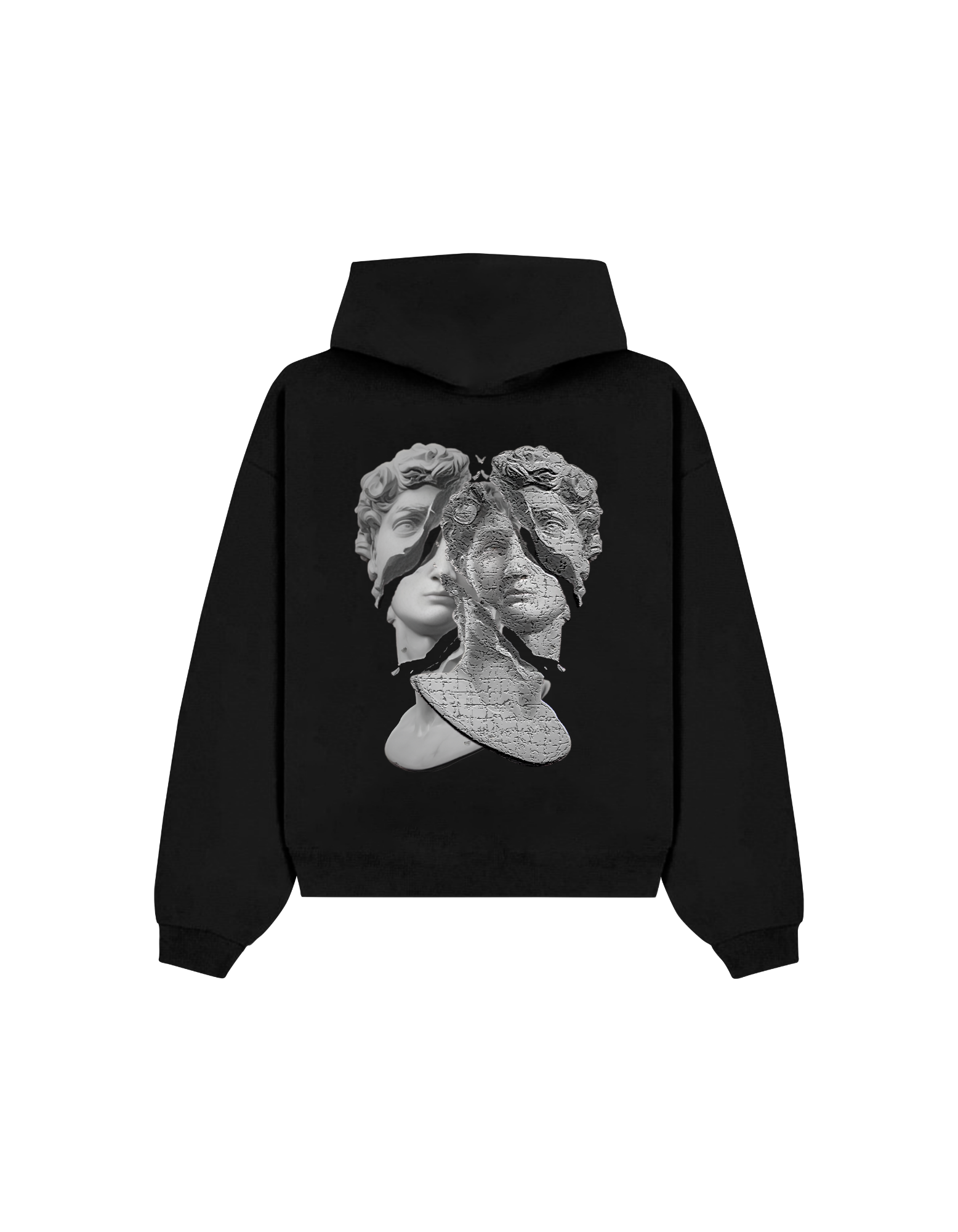 Black Shattered Identity Hoodie